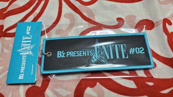 B'z UNITE #02 フライトタグ キーホルダー ブルー