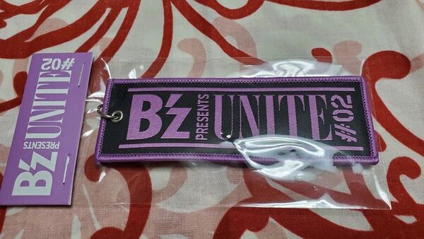 B'z UNITE #02 フライトタグ キーホルダー パープル