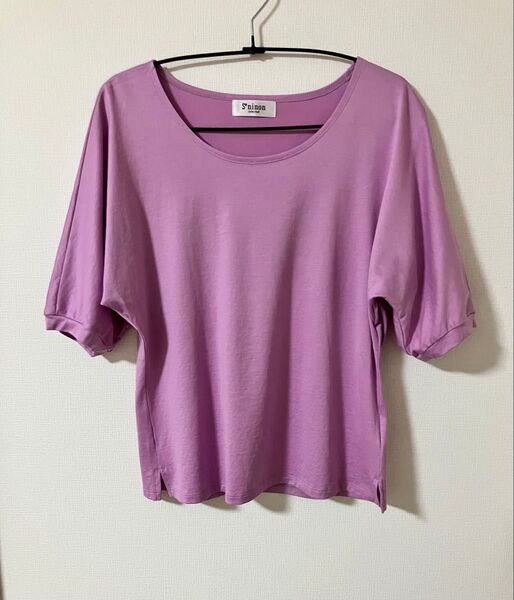 トップス カットソー Tシャツ パープル ピンク レディース