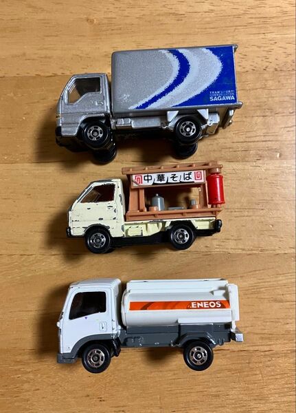 トミカ3台セット ミニカー 佐川急便 屋台 ENEOS