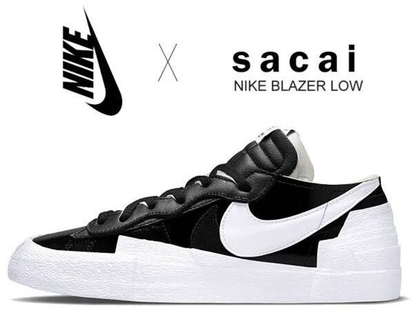 NIKE ナイキ ×sacai サカイ DM6443-001 BLAZER LOW black/white スニーカー 27cm