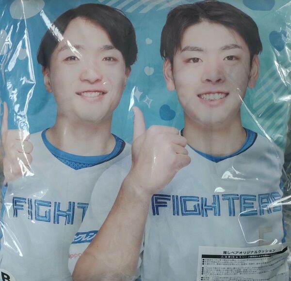 推しペアオリジナルクッション 郡司選手×野村選手