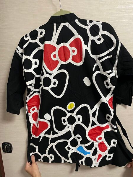 ハローキティ 甚平 レディース Lサイズ キティちゃん