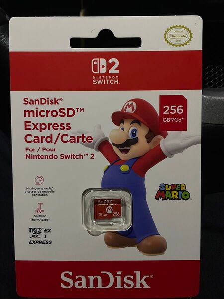 新品未開封 Nintendo Switch 2 micro Express SD card SDカード SanDisk 256gb