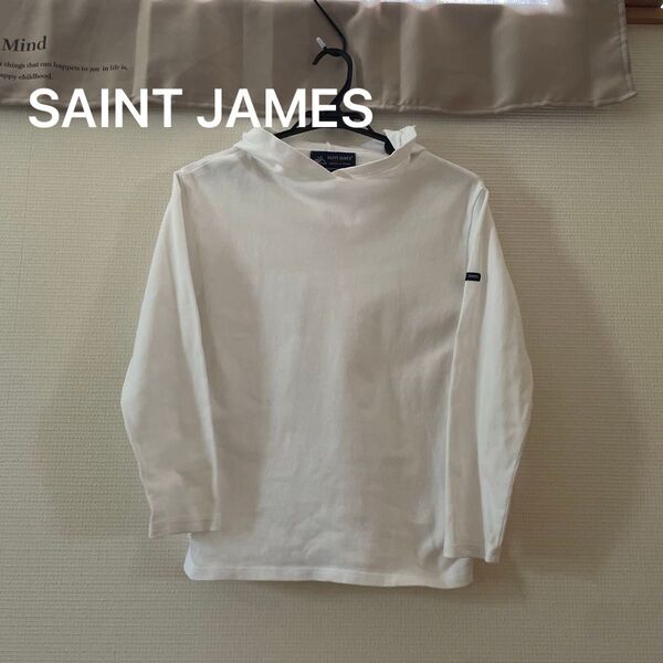 SAINT JAMES セントジェームス ウエッソンパーカー レディース XS ホワイト フランス製