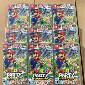 マリオパーティ スーパースターズ Nintendo Switch 新品未開封シュリンク付き 9枚セット