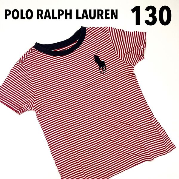 130◆POLO RALPH LAURENボーダーTシャツ◆ポロラルフローレントップス