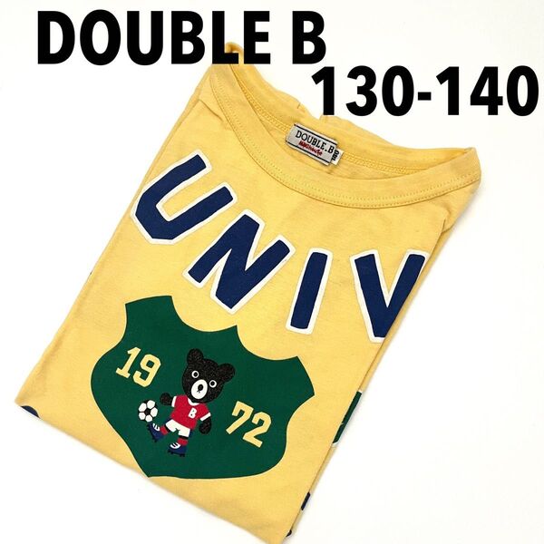 130-140◆DOUBLE.B Tシャツ◆ミキハウス ダブルビー MIKI HOUSE トップス