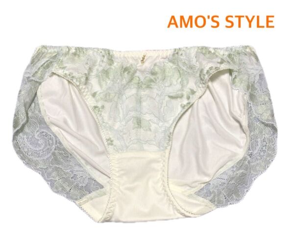 トリンプ AMO'S STYLE フローラルスペルレギュラーショーツ L ホワイト