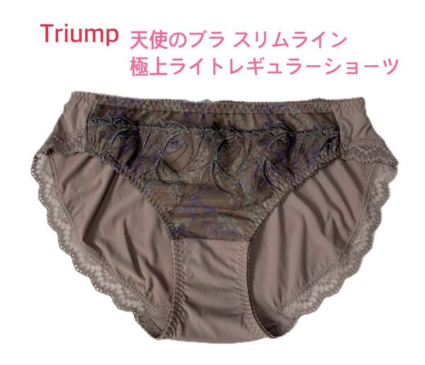 トリンプ 天使のブラ スリムライン レギュラーショーツ L ブラウン 定価2,970円【ラスト1点のみ☆☆】