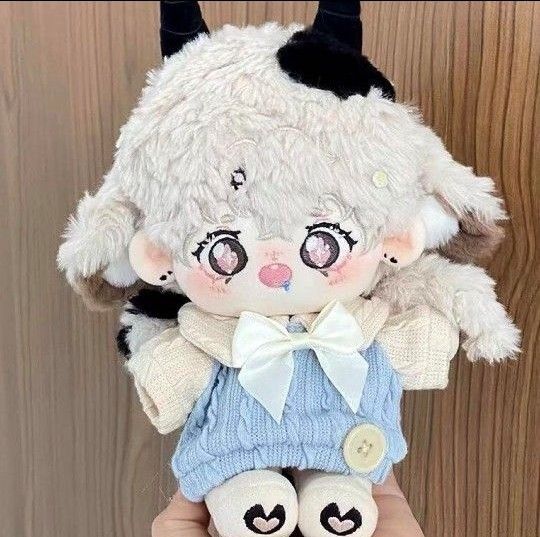 可愛い ぬいぐるみ服20cm ぬい服 水色 洋服 ぬい活 着ぐるみ