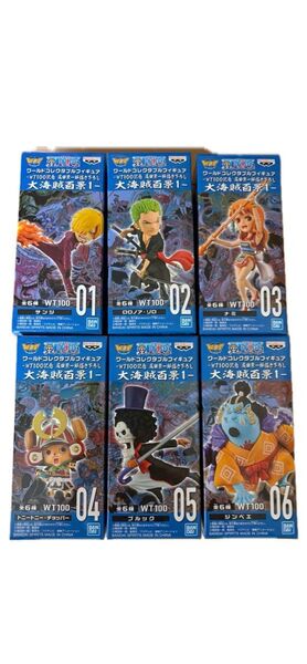 ワンピース ワールドコレクタブルフィギュア 大海賊百景1 全6種セット 未開封国内正規品