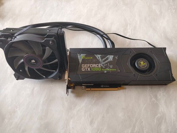 GeForce GTX1080 水冷ハイブリッド グラフィックボード