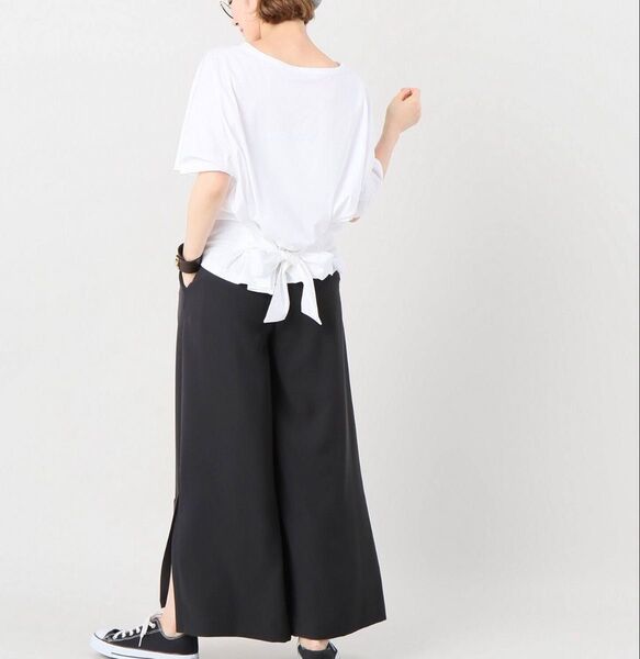 未使用 Spick and Span スピックアンドスパン 半袖 Tシャツ カットソー 白 トップス フレームワークス