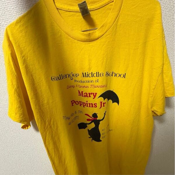 Mary Poppins Jr. Tシャツ L GILDAN メリーポピンズ ミュージカル 舞台 ムービー 映画