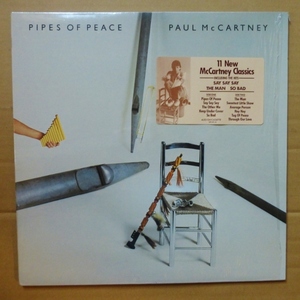 PAUL McCARTNEY「PIPES OF PEACE」米ORIG [初回QC規格] ステッカー有シュリンク美品