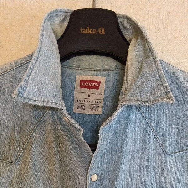 Levi's デニムシャツ ウエスタンシャツ M ライトブルー