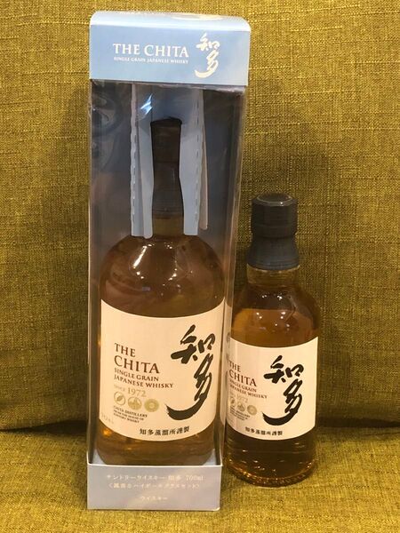 知多 グレインウイスキー 700ml、350ml 2本セット サントリー
