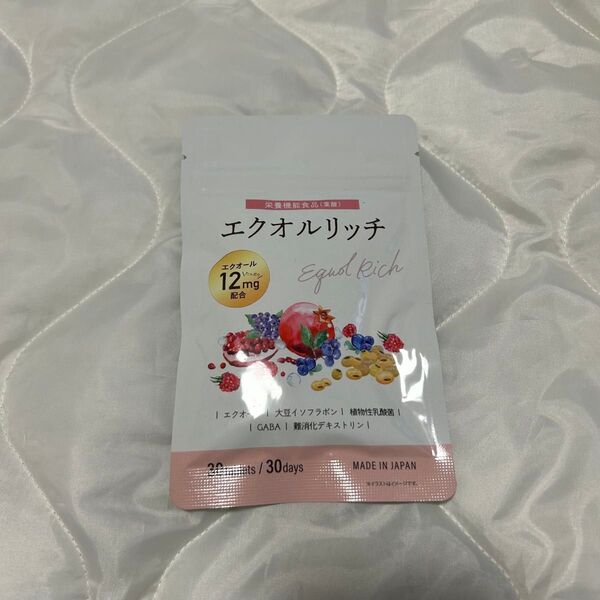 【新品未開封】エクオルリッチ エクオール12mg 30日分