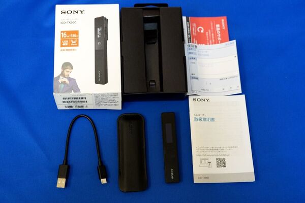 SONY ICレコーダー ICD-TX660 ブラック