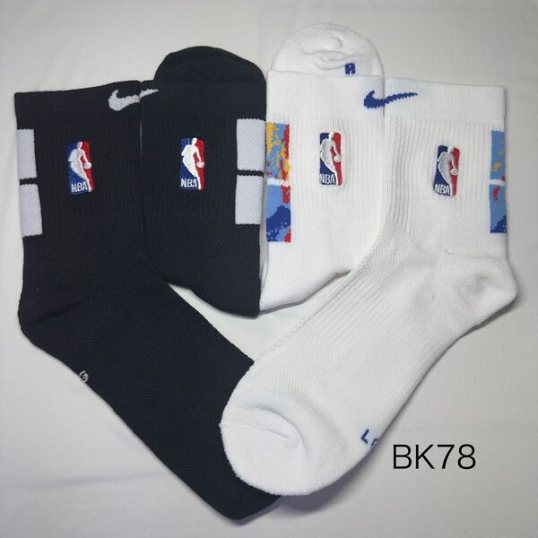 ★新品★ナイキNIKE NBA(26~28cm)バスケットボールソックス靴下2足