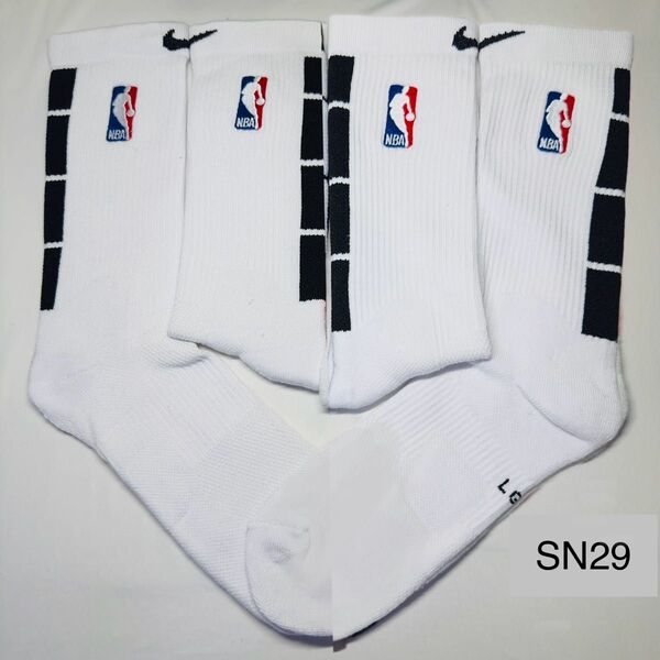 ★新品★ナイキNIKE NBA(26~28cm)バスケットボールソックス靴下2足