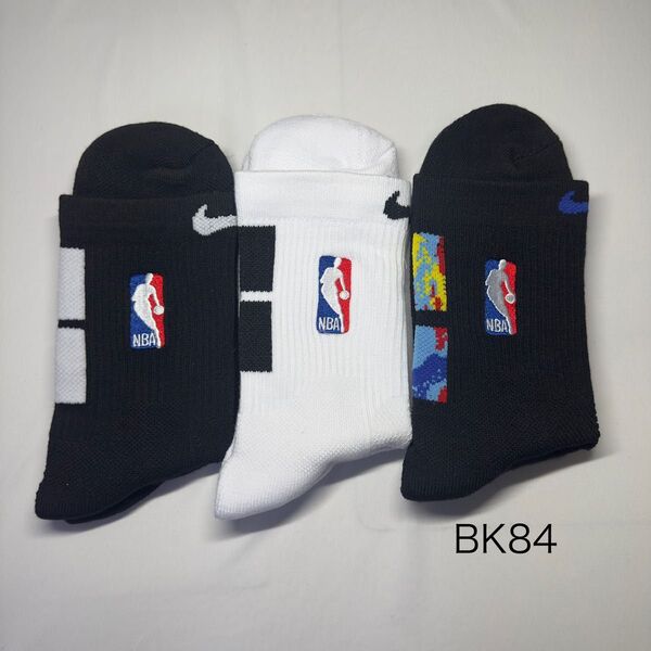 ★新品★ナイキNIKE NBA(26~28cm)バスケットボールソックス靴下3足