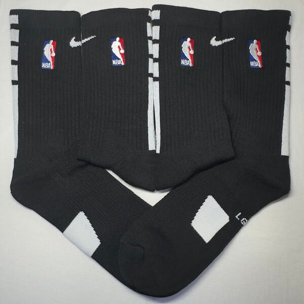 ★新品★ナイキNIKE NBA(26~28cm)バスケットボールソックス靴下2足