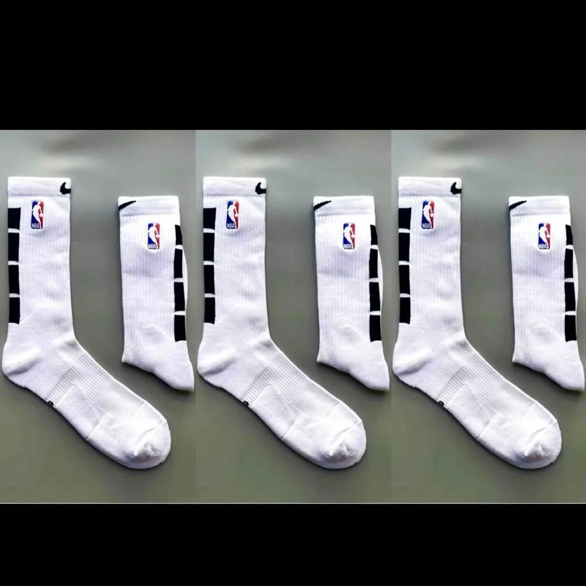★新品★ナイキNIKE NBA（26～28cm）バスケットボールソックス靴下3足