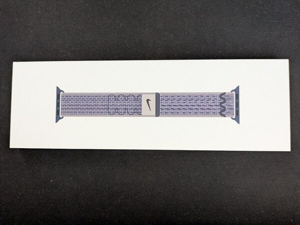 ★☆Apple watch Nike 46mm グレー/ブルー スポーツループ MXU13FE/A