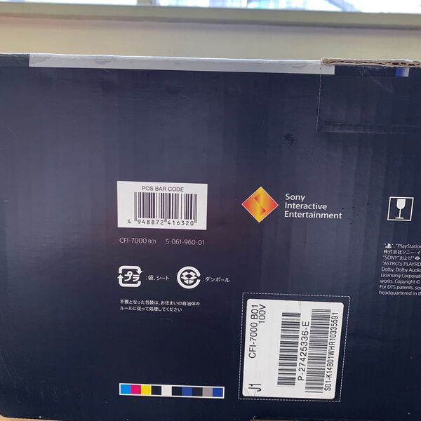新品未使用・訳あり・PlayStation5 Pro CFI-7000B01