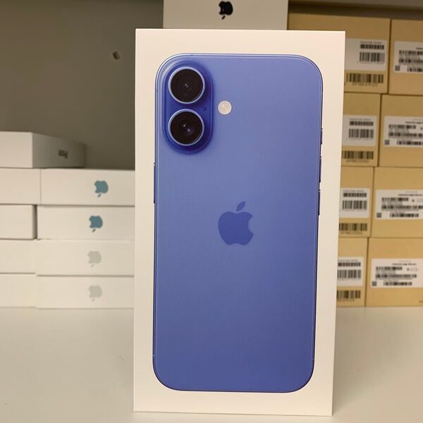 新品未開封・アップルストア版・iPhone 16 128GB ウルトラマリン