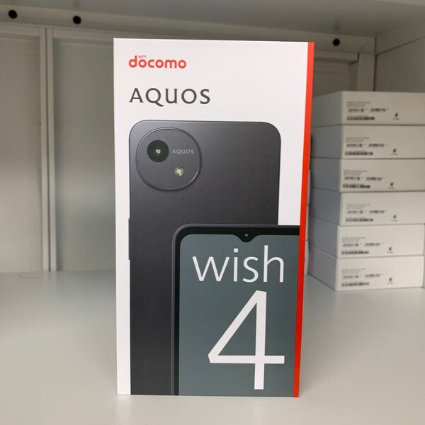 新品未使用・一括購入・AQUOS wish4 SH-52E ブラック