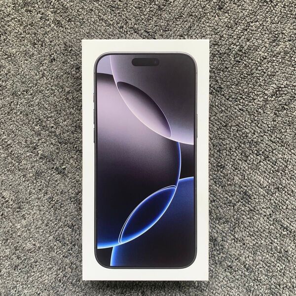 新品未開封・アップルストア版・iPhone 16 Pro Max 256GB ブラックチタニウム