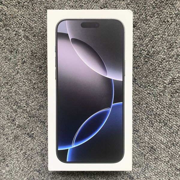 新品未開封・アップルストア版・iPhone 16 Pro Max 256GB ブラックチタニウム