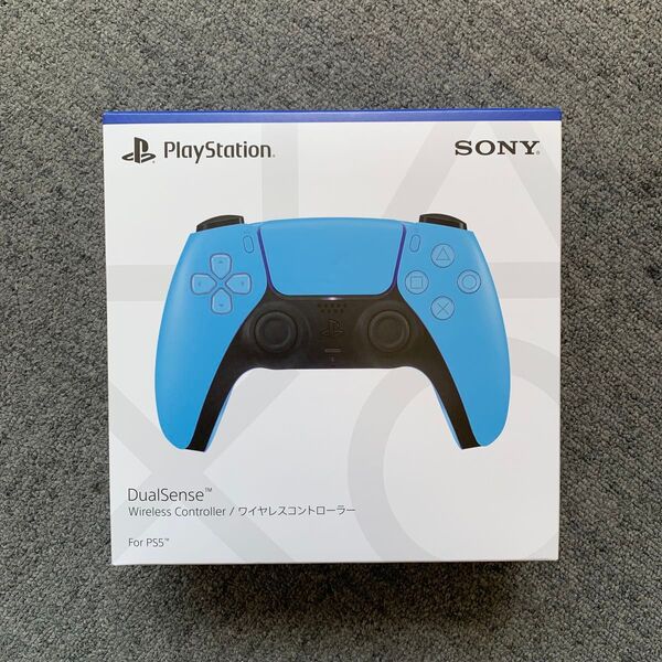 新品未開封・PlayStation5 DualSense ワイヤレスコントローラー CFI-ZCT1J05 (スターライトブルー)