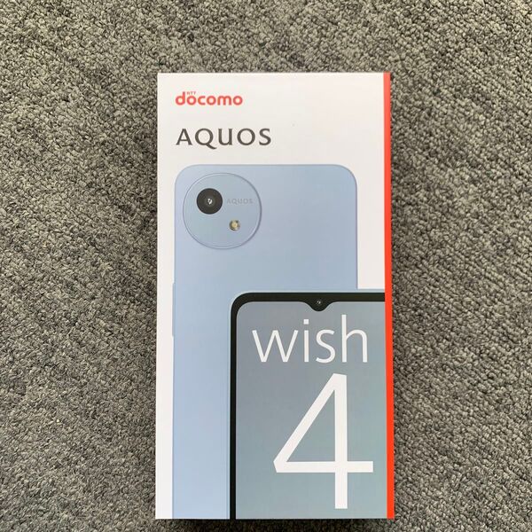 新品未使用・一括購入・AQUOS wish4 ブルー