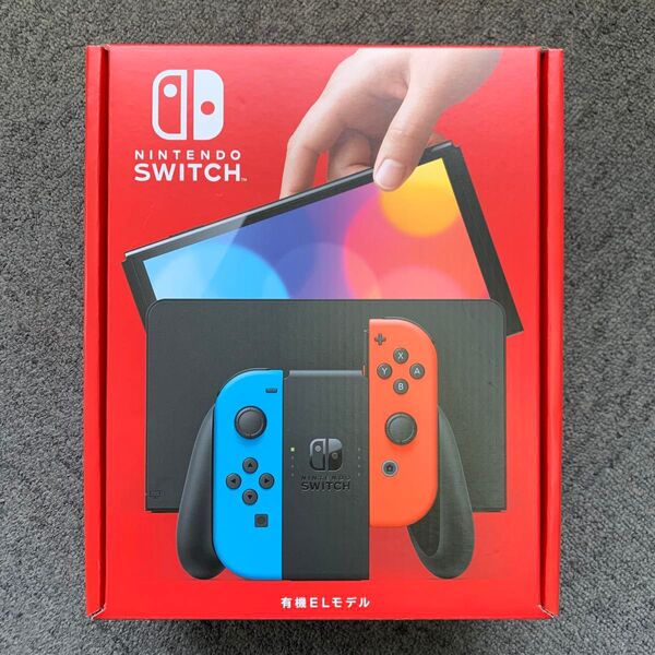 新品未開封・Nintendo Switch 有機ELモデル ネオンブルー ネオンレッド