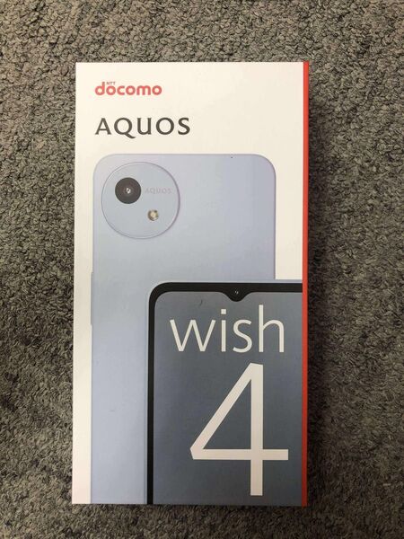 AQUOS wish4 SH-52E ブルー