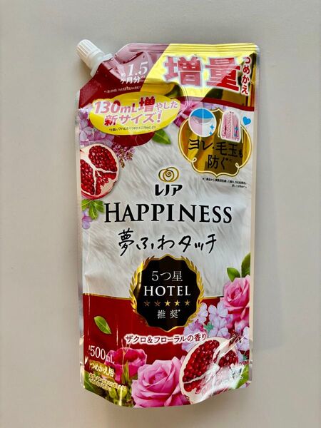 レノアハピネス 夢ふわタッチ ザクロ&フローラル 500mL