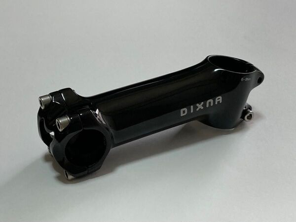 ◆Dixna ディズナ リードステム 25.4mm 73° 110mm ポリッシュブラック クロスバイク アルミ アヘッドステム◆