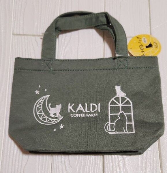 未使用 KALDI ネコの日バッグ トートバッグ 猫 ねこ カルディ