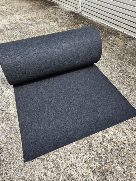 【新品】本格ポリエステル不織布 防草シート(ブラック) 巾1m×30m