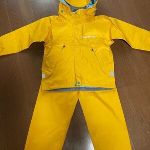 モンベル キッズ レインウェア 上下セット 110