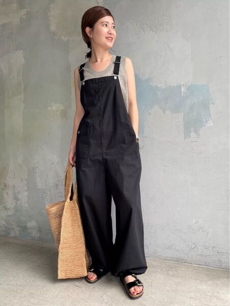 Spick and Span リップストップオーバーオール