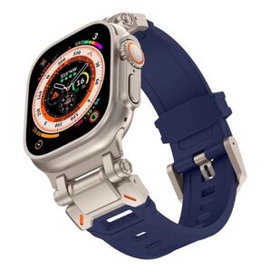AppleWatch アップルウォッチ バンド ブルー チタン スポーツ モデル 42/44/45/49mm Ultra 2♪