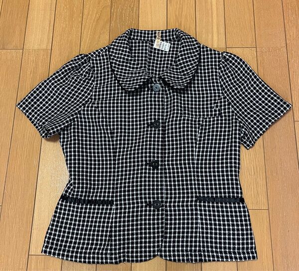 事務服 オーバーブラウス 夏用 サイズL