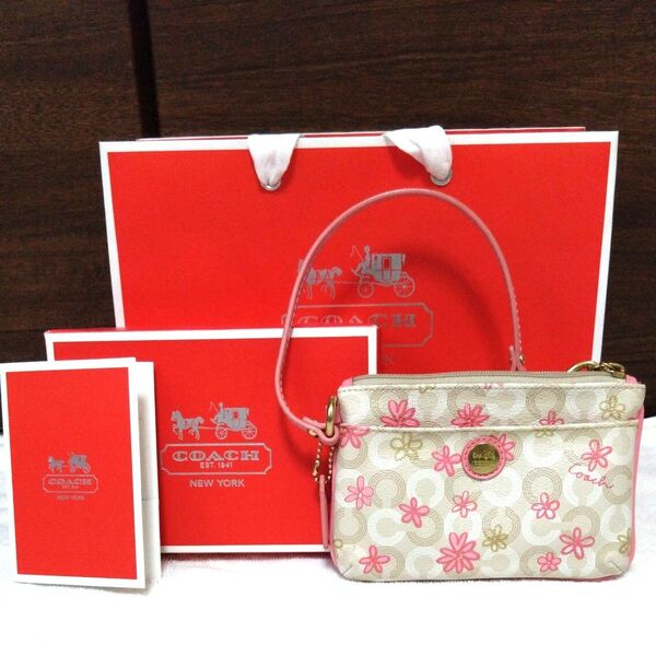 COACH コーチ リストレット ポーチ