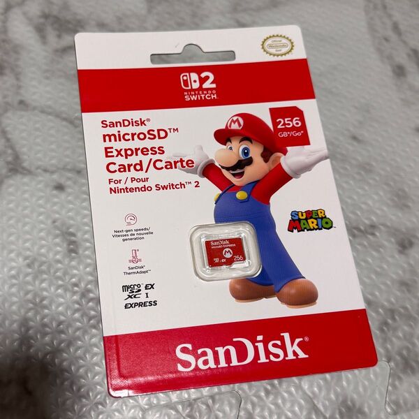 新品未開封 Nintendo Switch 2 micro Express SD card SDカード SanDisk 256GB