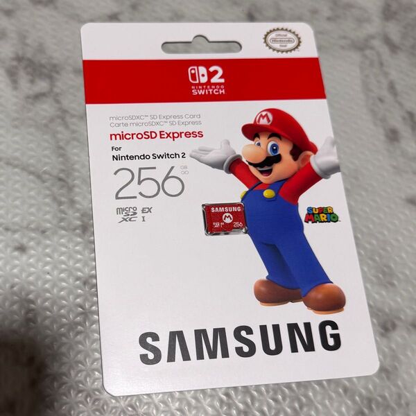 Samsung microSD Express Card 256GB for Nintendo Switch 2 サムスン